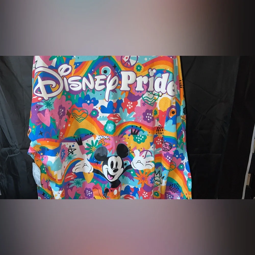 Disney Pride Colorful Mickey Mouse Spirit Long Sleeve Shirt